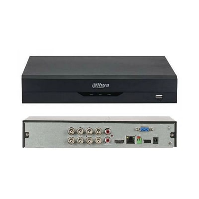 DH-XVR4108HS-I XVR LITE 8CH 1HDD WizSense Max 1080N/720P, IP Max 10CH y 6MP , Con Vendilador1
