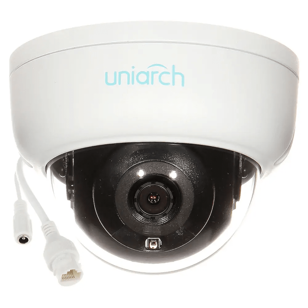 IPC-D125-PF28 CAMARA DOMO IP POE IK10 5MP 2.8MM IR30 IP67 METAL+PLA CUPULA IK10 UNIARCH2