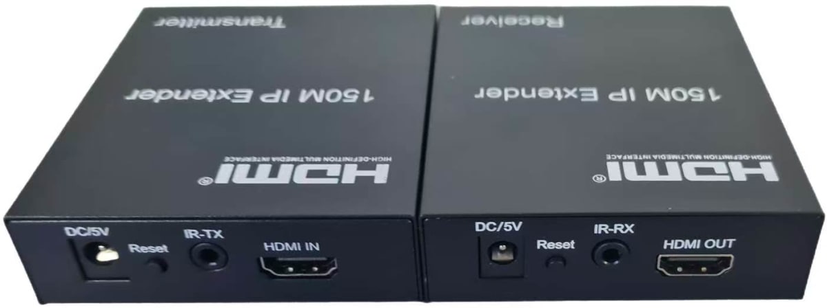 150MT EXTENSOR DE VIDEO A HDMI POR UTP RED 1080P 2MP (150MT CON UTP CAT6 COBRE)2
