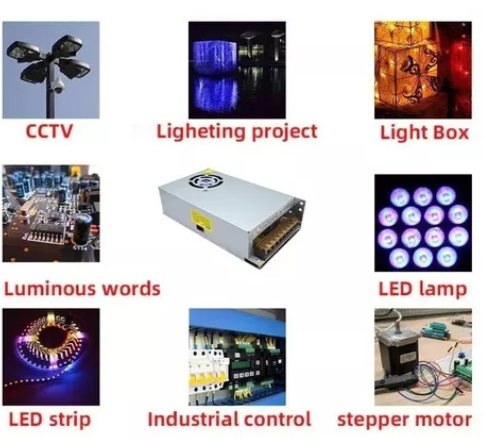 FUENTE DE PODER METALICO 12V 30A 360W con ventilador7