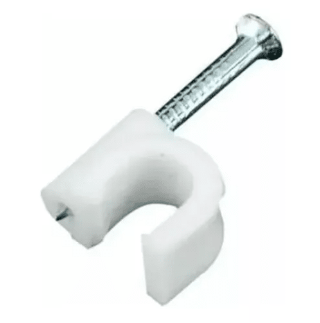 Grapa grampa 6mm Con Clavo Para Cable 100pcs2