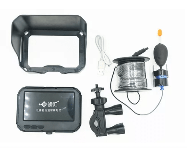 KIT Camara Pescar Pantalla monitor  Pescar 4.3 plugads 195 grados 30mt 1
