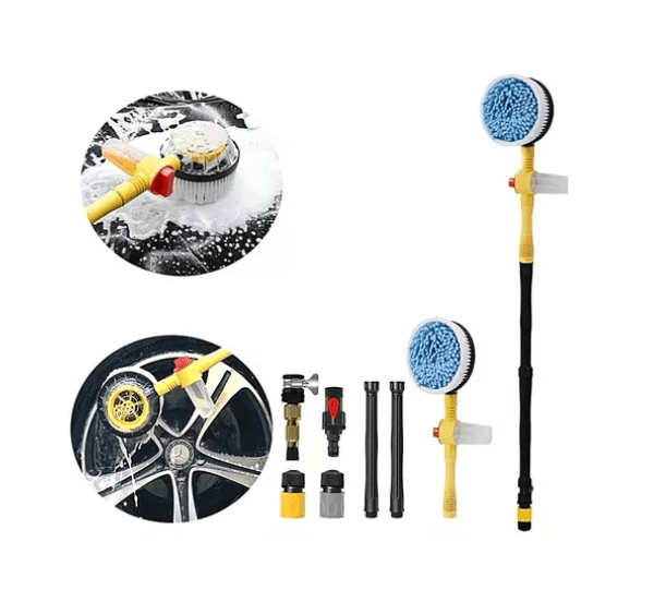 Cepillo de lavado giratorio para lavadora a presión 1