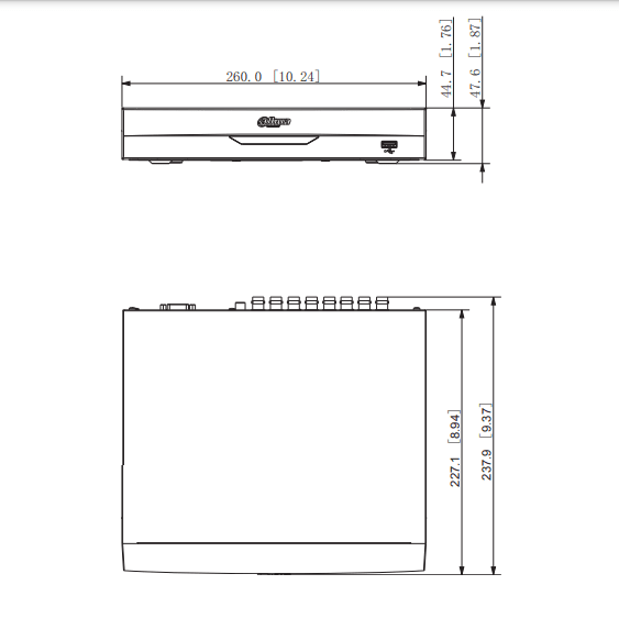 DH-XVR4116HS-I XVR LITE 1080N/720P 16CH 1HDD WizSense Max 2MP Con VENTILADOR6