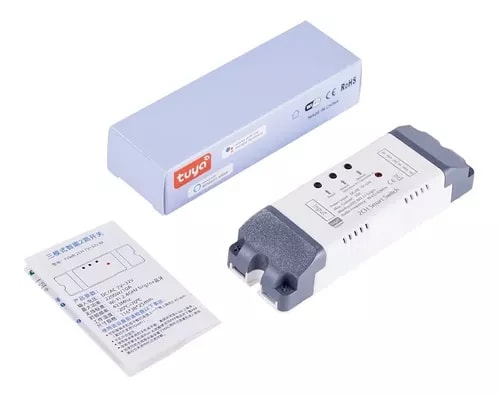 TUYA  MODULO RELE INALAMBRICO  2CH 7V-32V WIFI 433MHz en Android/iOS APP:TUYA (Google Assistant y Amazon Alexa)2