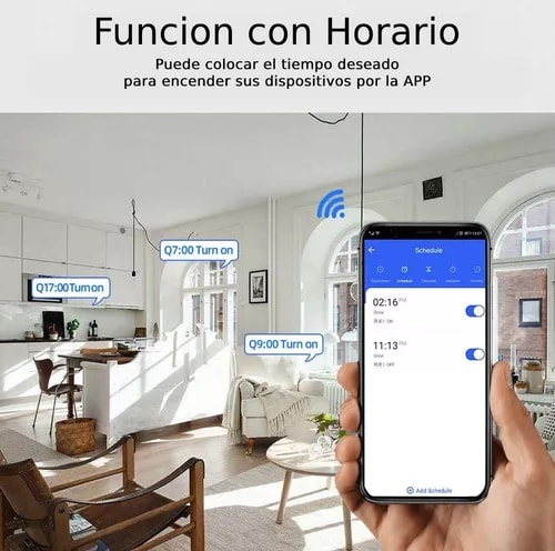 TUYA  MODULO RELE INALAMBRICO  2CH 7V-32V WIFI 433MHz en Android/iOS APP:TUYA (Google Assistant y Amazon Alexa)5