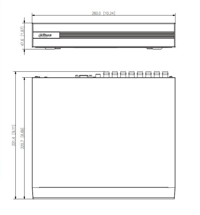 DH-XVR1B16-I XVR LITE 1080N/720P 16CH 1HDD WizSense Max 2MP6