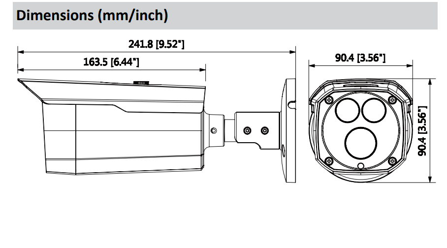 DH-HAC-HFW1200DN CAMARA BALA 2MP 3.6MM IR80MT METAL IP67 ANALOGA3