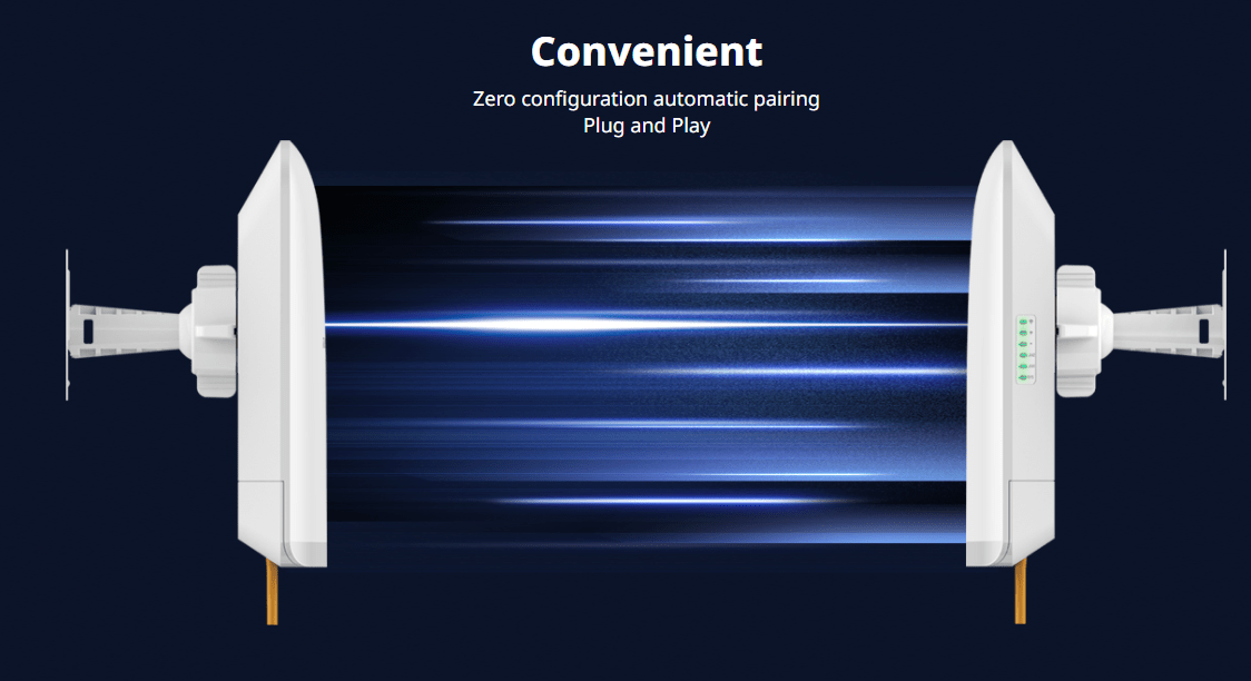 RG-EST350V2 ANTENAS PAR 5KM INALAMBRICA 802.11AC DE DOBLE FLUJO DE 5GHz  RUIJIE-Reyee3