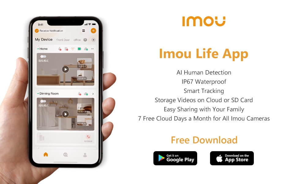 IPC-S2EN-5R1S CAMARA IP 5MP 3.6mm IMOU Ranger2 Mini PT IR10 AudioBidireccional FULL COLOR MAX 256GB,2.4Ghz WiFi4