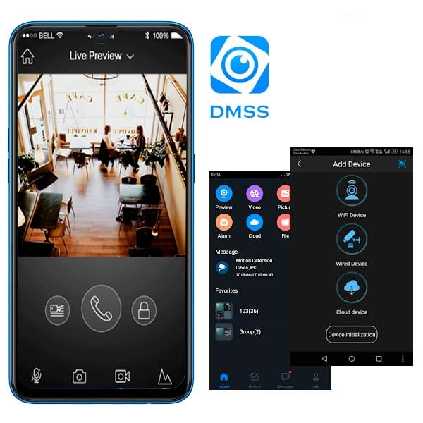 DH-XVR1B08-I XVR LITE 1080N/720P 8CH 1HDD WizSense Max 2MP4