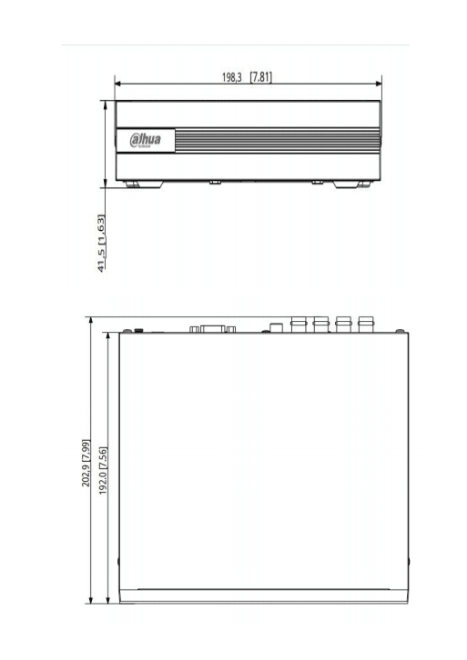 DH-XVR1B08-I XVR LITE 1080N/720P 8CH 1HDD WizSense Max 2MP6