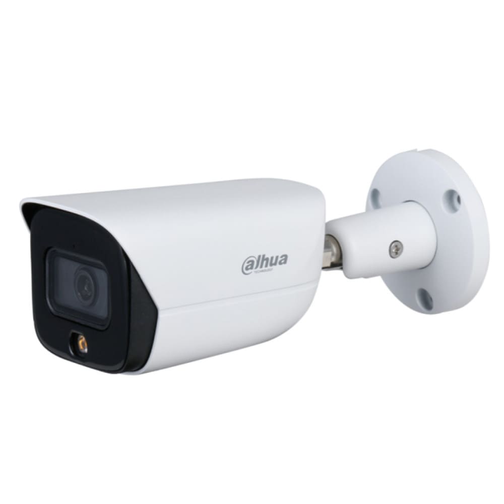 DH-IPC-HFW3449EN-AS-LED-0360B CAMARA BALA IP POE 4MP 3.6MM MIC LUZ CALIDA LED30MT WizSense Metal SALIDA ALARMA3