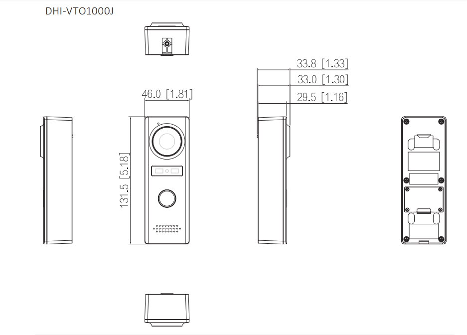 DHI-KTA04  KIT VideoPortero ANALOGICO 4.3
