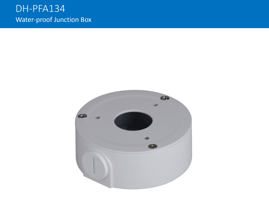 DH-PFA134 SOPORTE BASE CILINDRO IMPERMEABLE SIN COMA ALUMINIO+SECC 90.0MMx35.0MM MAX 1KG 0