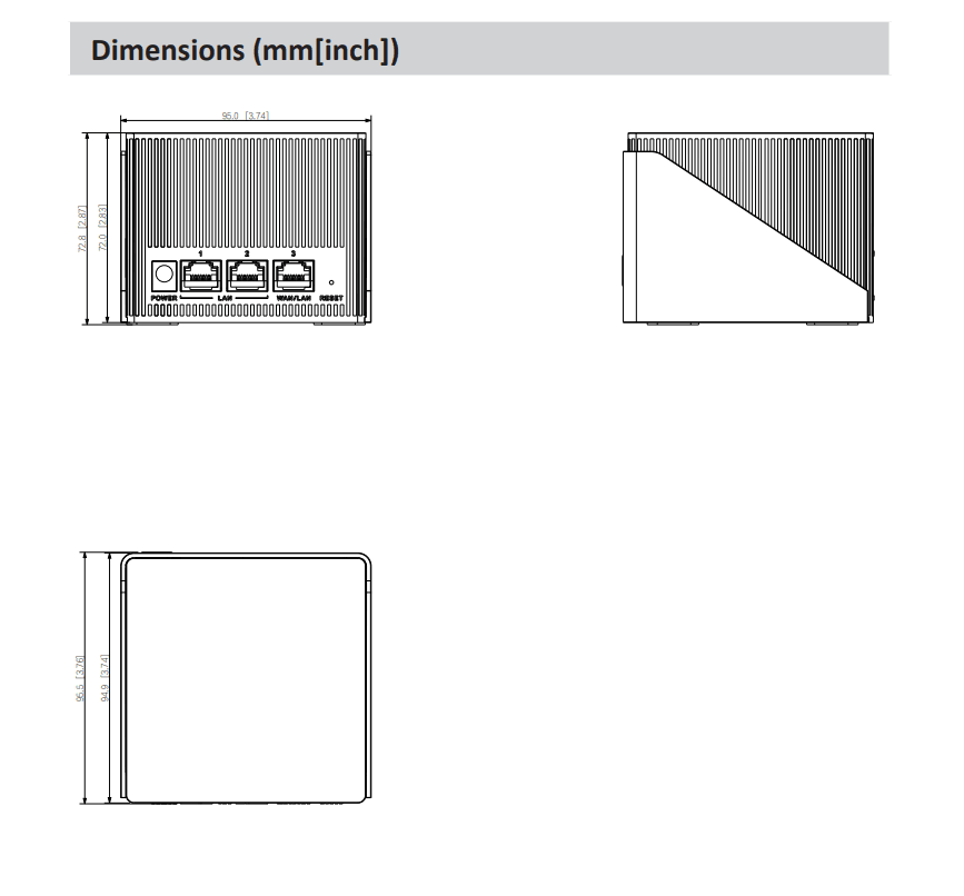 DH-MAX18 ROUTER INALÁMBRICO DE MALLA 1000Mbps 2.4G Y 5G 1 WAN + 2 LAN Admin Nube:WiLynk5