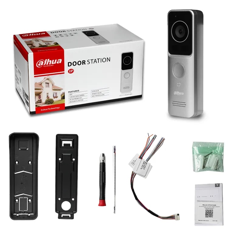 DHI-VTO2311R-WP TIMBRE EXTERIOR VILLA WIFI POE CON CAMARA 2MP MAX SD 256GB VIDEO PORTERO APP CELULAR2