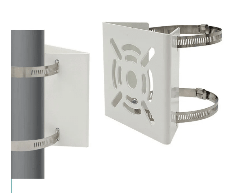SOPORTE DE MONTAJE VERTICAL PARA PTZ/CAMARAS 112*115*42MM 5KG METAL Con 2 Abrazaderas5