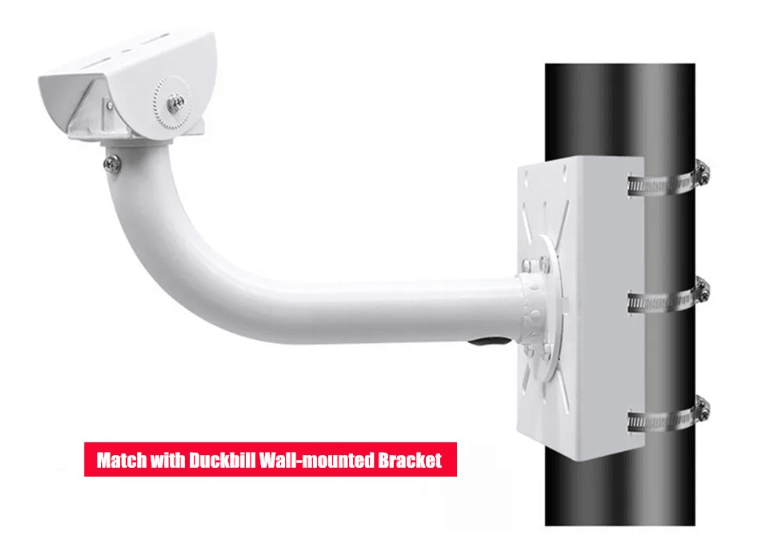 SOPORTE DE MONTAJE VERTICAL PARA PTZ/CAMARAS 171*154*54MM 15KG METAL  Con 2 Abrazaderas7