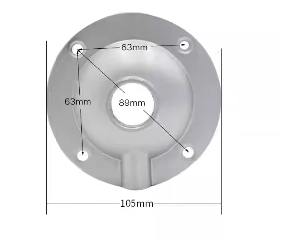Soporte Ajustable Tubo con base + Bandeja 60~120CM Aluminio  IAI-SPAJ60120i7