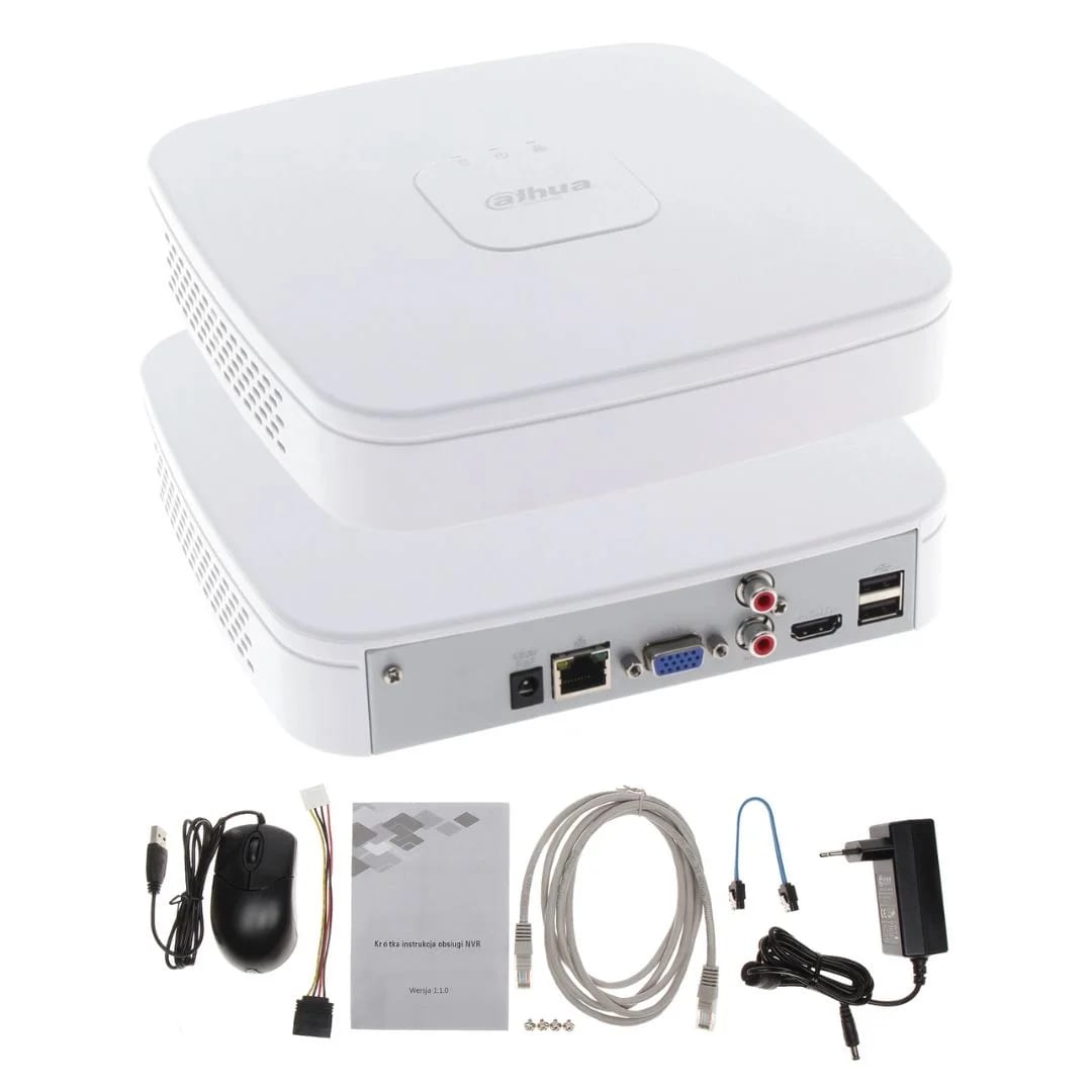 DHI-NVR2108-4KS3 NVR 8Ch Dahua 4K SMD Plus 1 HDD de hasta 20TB 10/100 Mbps2