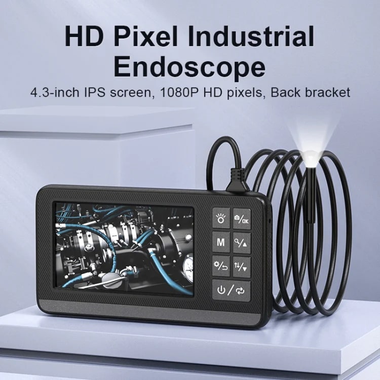 CAMARA ENDOSCOPICA IMPERMEABLE 5MT  IP67 1080P MONITOR 4.3 MAXIMA 64GB USB Recargable OFERTA3