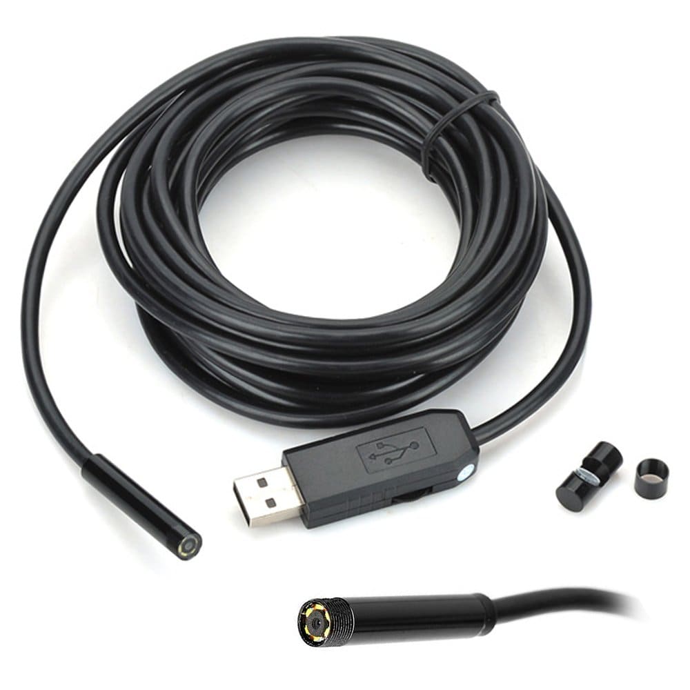 CAMARA ENDOSCOPICA IMPERMEABLE 5MT IP67 1/9VGA COMS CONECTOR PARA PC USB 2.0 :V8 OFERTA2