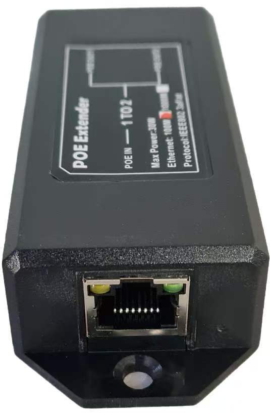 IAI-POEEX1A2-100 EXTENSOR POE 1 A 2 30W 100Mbps MAX250MT IEEE802.3af/at,In/Out: 44~55V, 0.5A/0.25A4