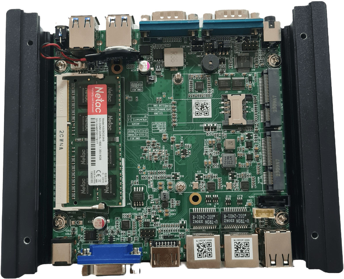 Mini PC industrial CPU I3 5005U RAM 8G 128GB WIFI 2.4Ghz/5Ghz 300Mbps3