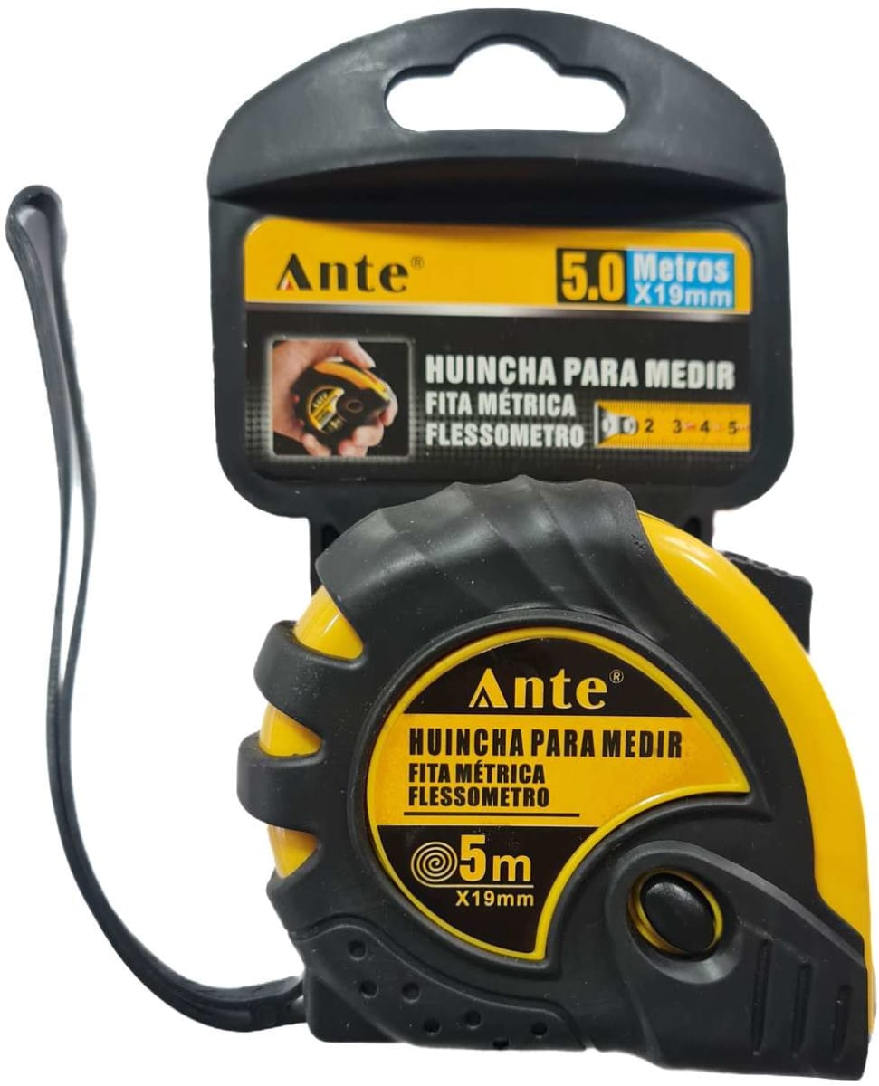 HUINCHA PARA MEDIR 5mts*19mm MARCA ANTE 0