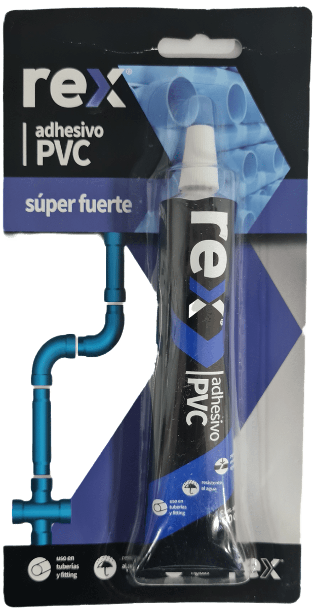 ADHESIVO PVC ESTUCHE 60CC MARCA REX 0