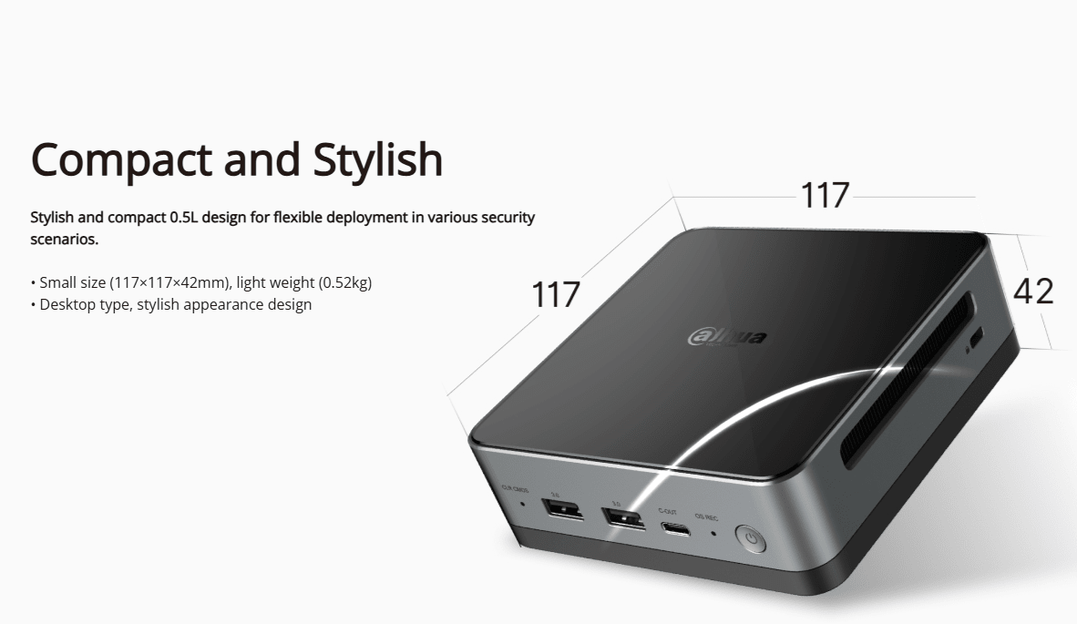 DSS-OneBox-H1/128 INTEL I7 32GB RAM 1TB MAX 128 CAMARAS/16CH VIDEOPORTERO/8CH RECONOCIMIENTO FACIAL3