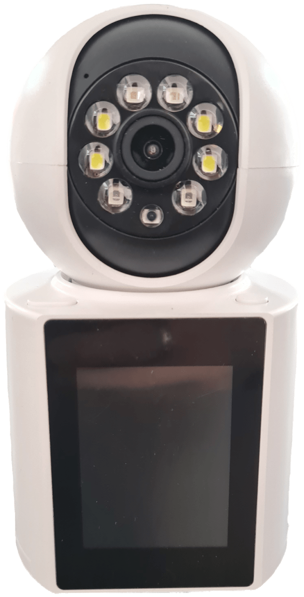 CAMARA MINI PT WIFI 1080P 360° CON MONITOR 3.5 INCHES MIC APP:V360PRO 0