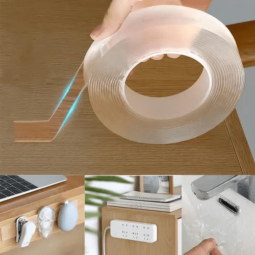 CINTA DOBLE CONTACTO SIN RASTRO DOBLE FAZ TRANSFPARENTE 2MT * 19MM 5605787628437 MARCA ANTE2