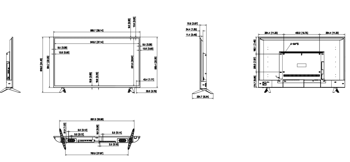 DHI-LM43-F200-V2  MONITOR DAHUA 43