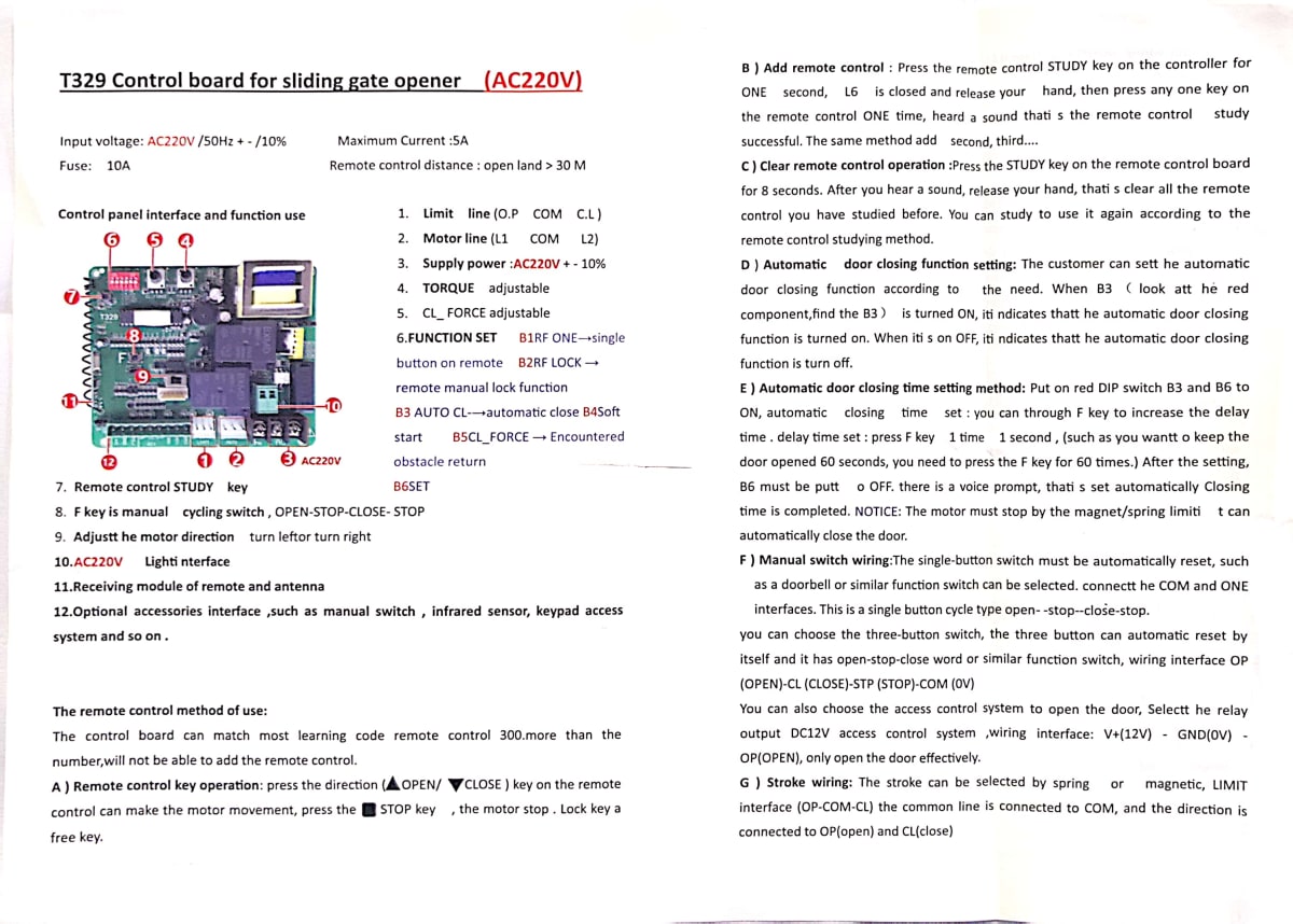 IAI-KITMP750W KIT Motor Puerta 750w 1200kg 3m Cremalleras*3, Controles*2,1400r/m , 12mt/min, 26 N.m11