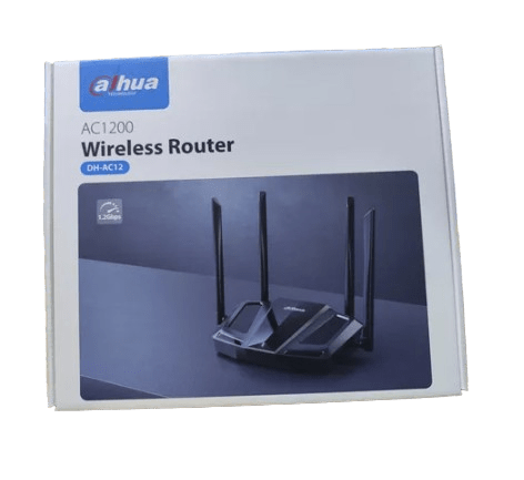DH-AC12 ROUTER 4CH AC1200 INALÁMBRICO 2.4Ghz+5Ghz 12V-1A Cobertura MAX 15MT DAHUA4
