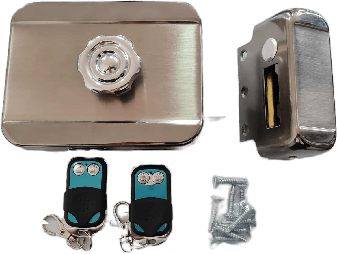 Cerradura Electronica Inalambrica Interiror 5V Con 2 Controles Remoto  A/AL/PRO:13*10*4CM2