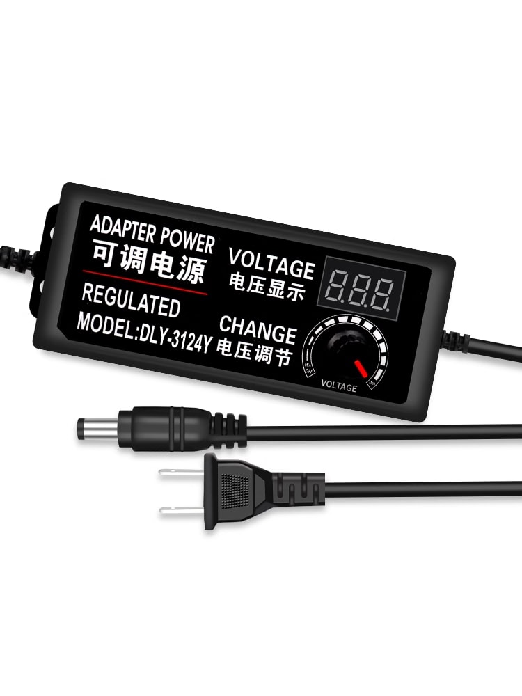 3A 3V~24V TRANSFORMADOR PLASTICA  AJUSTABLE (Con Cable Poder) FUENTE DE PODER3