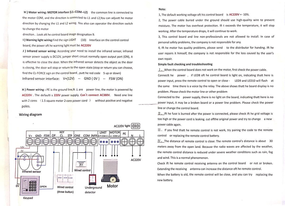 IAI-KITMP750W KIT Motor Puerta 750w 1200kg 3m Cremalleras*3, Controles*2,1400r/m , 12mt/min, 26 N.m12