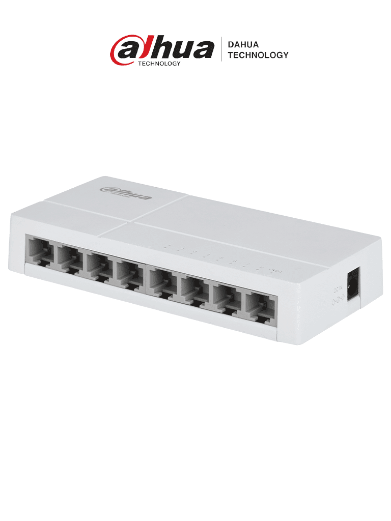 DH-PFS3008-8GT-L 8Puertos Switch Admite adaptables de 10/100/1000Mbps 1Gigabit Plastica,No Administrado DAHUA2