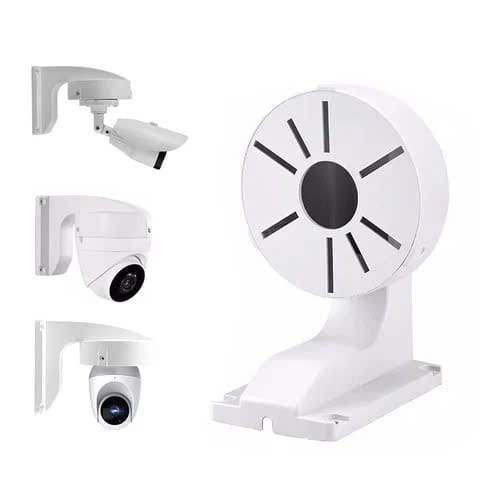 1258 Soporte Montaje Universal 260*90*155,135,25MM PLASTICA Para Camara Analogo(Hikvision,Dahua,Uñv)4