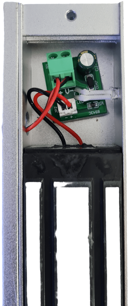 Cerradura Retenedor Electromagnético 280KG 12V CRMA-280122