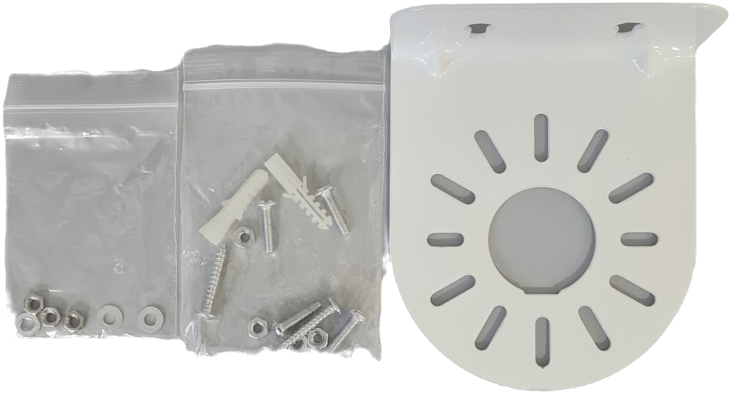 Sirena Baliza Giratoria Led 12V dc 75*75*12CM COLOR Rojo 85dB 50Hz ABS-PC con Soporte3