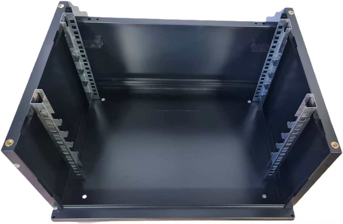 GABINETE RACK 6U FIJO A PARED CON BANDEJA METAL ACCESORIO OFERTA2