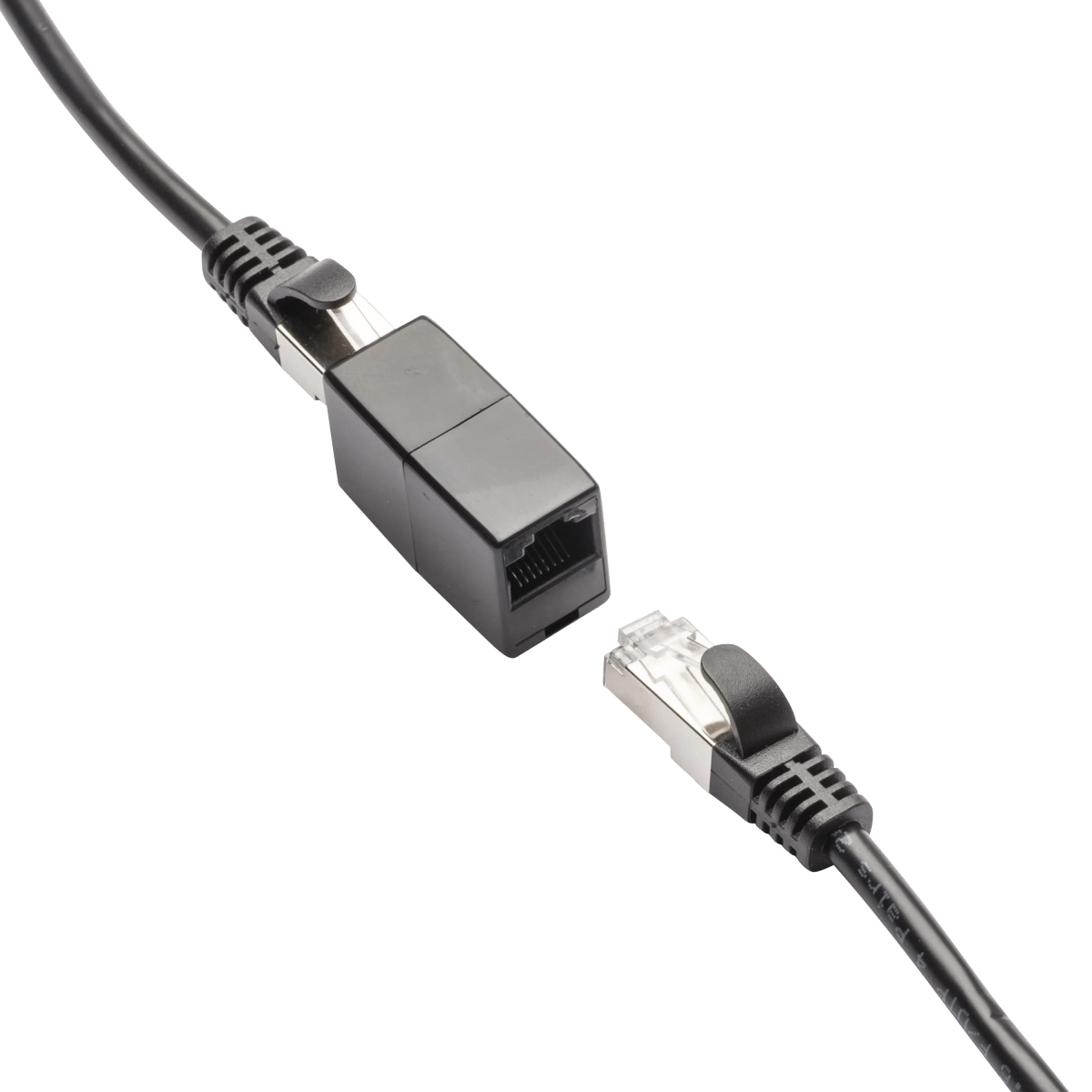 Conector Adaptador RJ45 HEMBRA A HEMBRA Metal Para Interior CAT5/5E/63