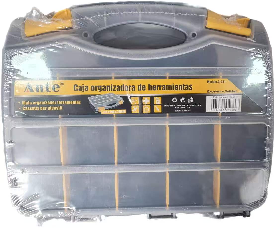CAJA ORGANIZADORA DE HERRAMIENTAS 31*26*7.5CM G-231 30 EPACIOS PLASTICA,5605787047801 MARCA: ANTE 0