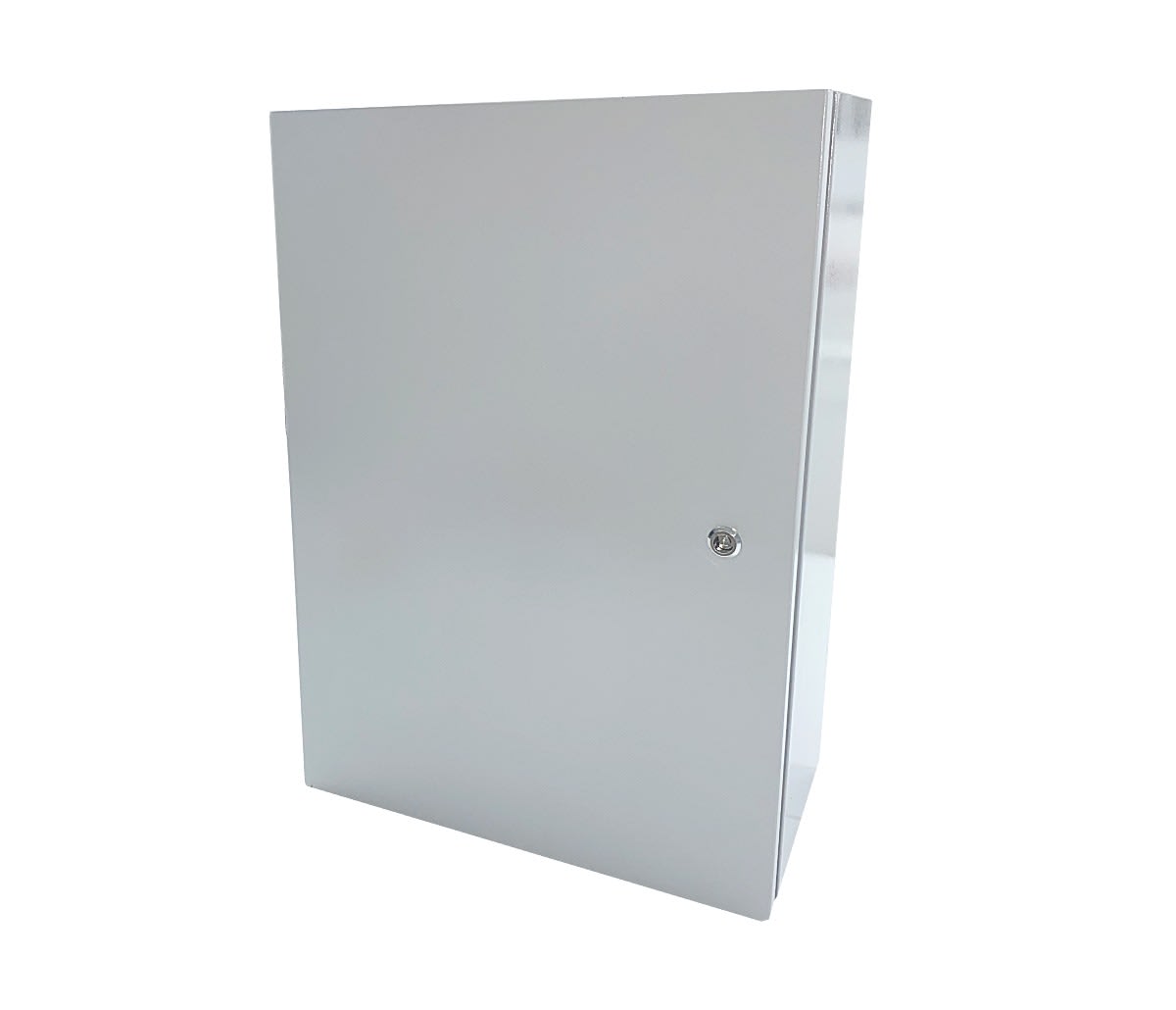 GABINETE MURAL RACK 2 PUERTA 600*800*200MM CON LLAVE PARA ELECTRICIDAD/CCTV METALICO COLOR:BLANCO3