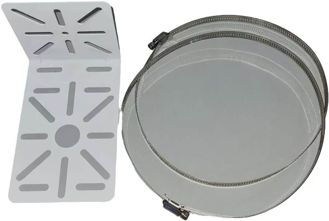 ABrazo Tipo L Soporte Metalico 10cm*10cm + 15cm*10cm CON 2 ABRAZADERAS Para CCTV IAI-SPL101015 785178120871942