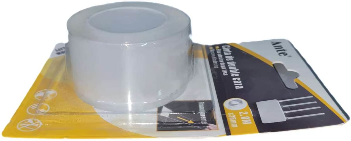 CINTA DOBLE CONTACTO SIN RASTRODOBLE FAZ TRANSFPARENTE 2MT * 36MM 5605787050054 MARCA ANTE2